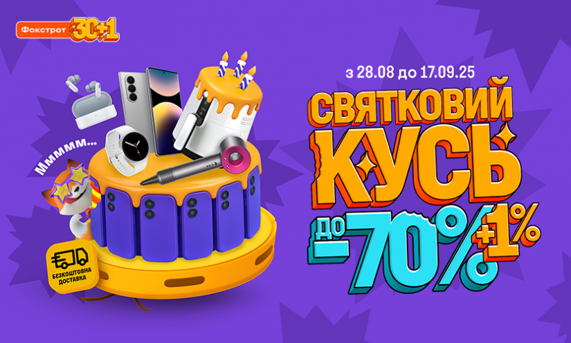 Скидки ко Дню рождения в Фокстроте