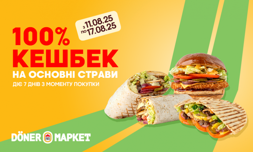 Кешбек в Döner Маркет