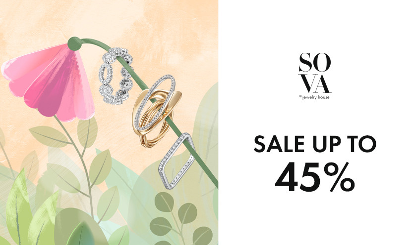 SOVA. Sale up to 45%!