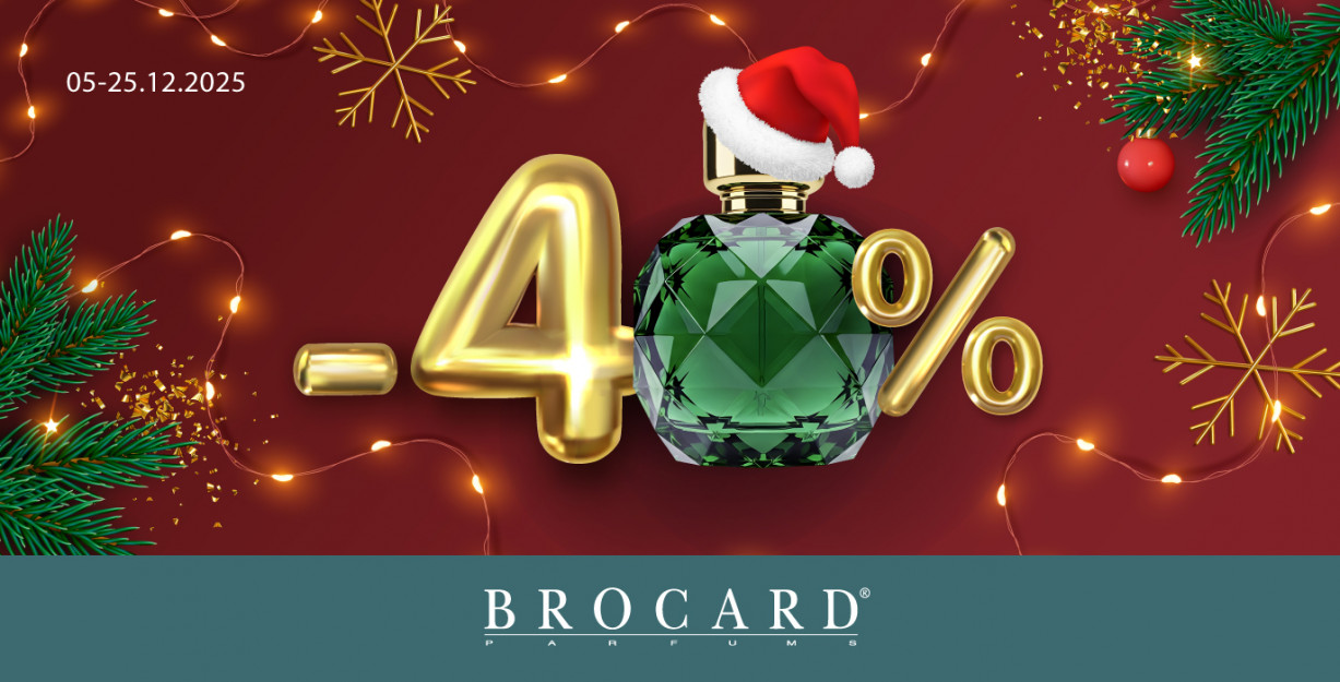 Скидка 40% в BROCARD